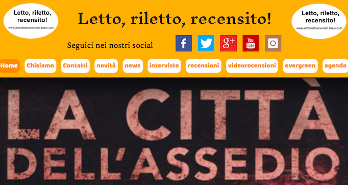 SMF per Letto, riletto, recensito! – Recensione “La città dell’assedio” di Luca Buggio – La Corte Editore