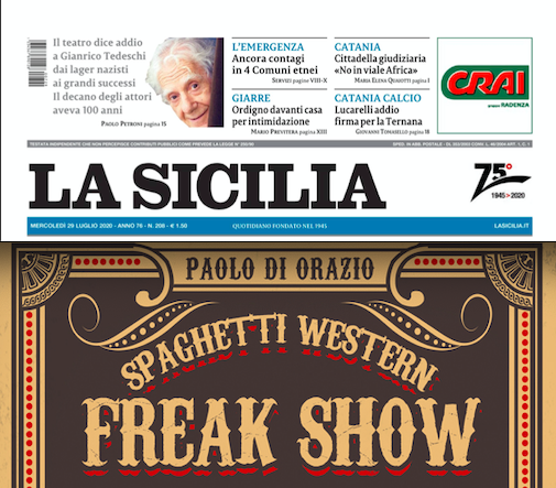 SMF per La Sicilia – “Spaghetti Western Freak Show”, le cavie del dottor Branzini