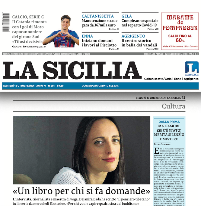 SMF per La Sicilia – «Un libro per chi si fa domande» – Intervista a Dejanira Bada