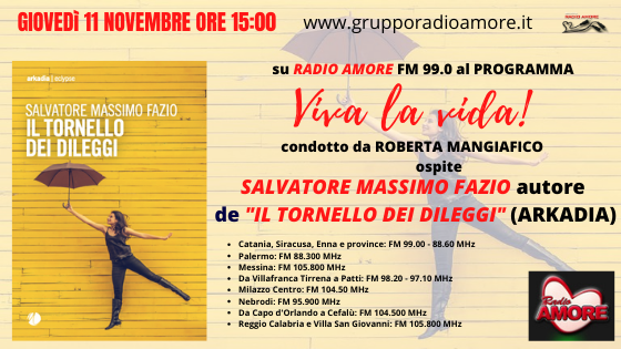 SMF su Radio Amore a “Viva la vida” intervista di Roberta Mangiafico in occasione dell’uscita de “Il tornello dei dileggi”