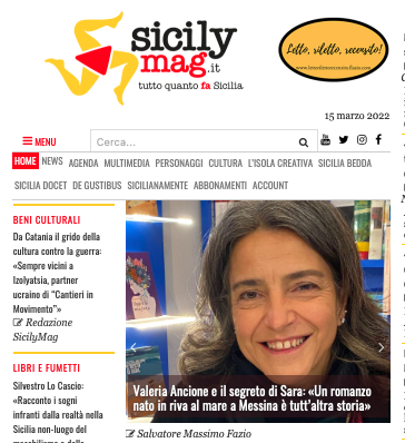 SMF per SicilyMag.it – Valeria Ancione e il segreto di Sara: «Un romanzo nato in riva al mare a Messina è tutt’altra storia»