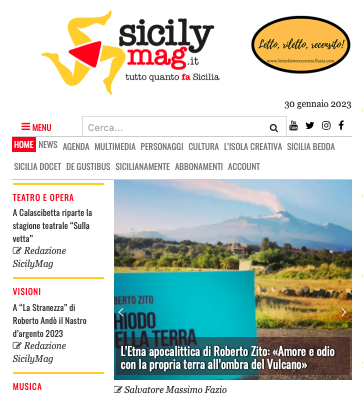SMF per Sicilymag – L’Etna apocalittica di Roberto Zito: «Amore e odio con la propria terra all’ombra del Vulcano»
