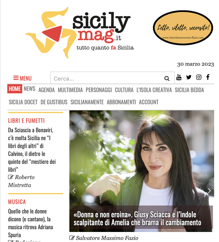 SMF per SicilyMag – «Donna e non eroina». Giusy Sciacca e l’indole scalpitante di Amelia che brama il cambiamento – L’intervista