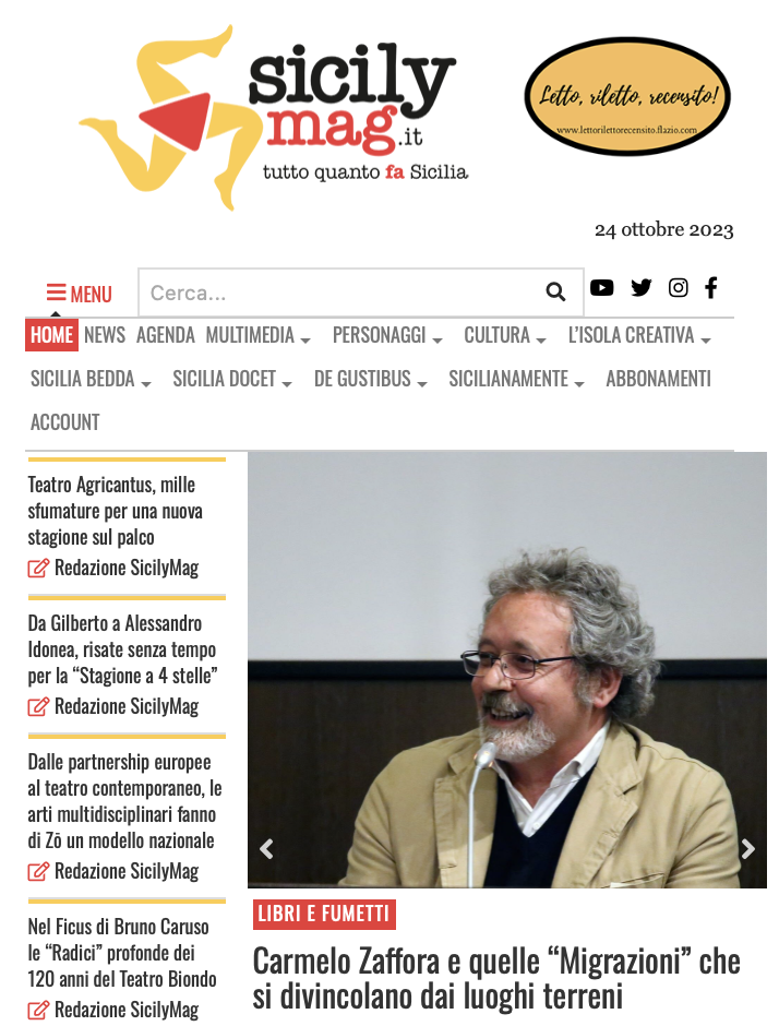 SMF per SicilyMag – Carmelo Zaffora e quelle “Migrazioni” che si divincolano dai luoghi terreni – Intervista