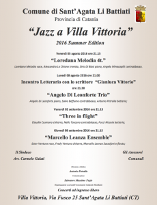 Jazz a Villa Vittoria                                       
