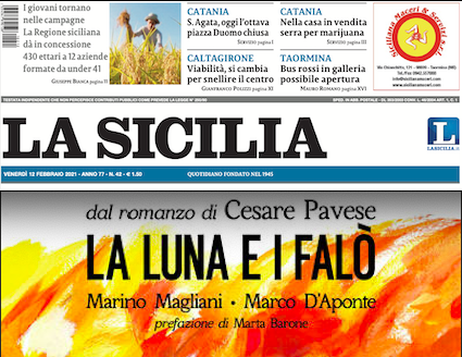 SMF per La Sicilia – L’omaggio a Pavese nella graphic novel “La luna e i falò” – L’intervista