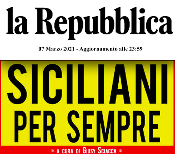 SMF su  La Repubblica Palermo – Ventiquattro voci per dire Sicilia