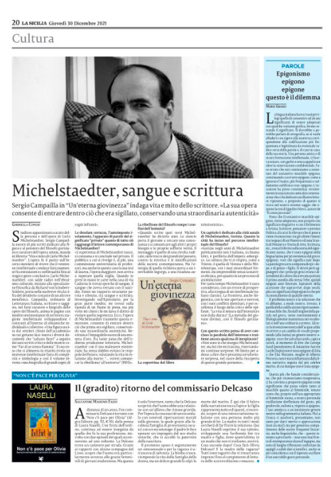 Clicca sulla pagina per leggere la recensione al libro di Laura Naselli