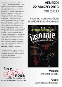 Presentazione Insonnie a Cava dei Tirreni                       