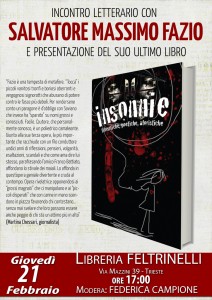 Presentazione Insonnie a Trieste                 