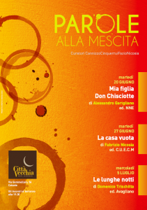 Parole alla mescita 2à edizione 